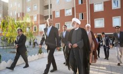 افتتاح فاز سوم مجتمع مسکونی فدک در کرمانشاه