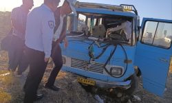 ۹ مصدوم واژگونی مینی‌بوس در کرمانشاه مرخص شدند