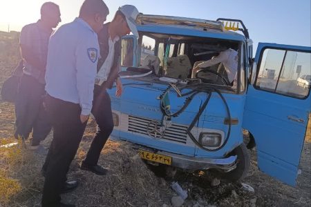 ۹ مصدوم واژگونی مینی‌بوس در کرمانشاه مرخص شدند
