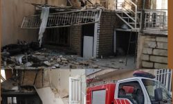 یک مصدوم بر اثر انفجار ناشی از نشت گاز در کرمانشاه