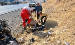 ۲ فوتی و ۴ مصدوم براثر برخورد دو خودرو در محور سنقر به کرمانشاه