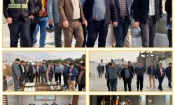 بازدید شورای فنی استان از پروژه قطار شهری کرمانشاه