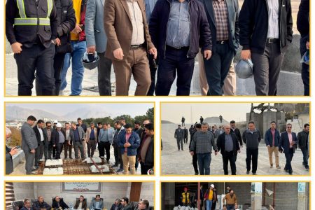 بازدید شورای فنی استان از پروژه قطار شهری کرمانشاه