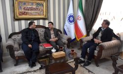 دیدار رئیس اتاق بازرگانی کرمانشاه با مدیر عامل شرکت شهرصنعتی کرمانشاه
