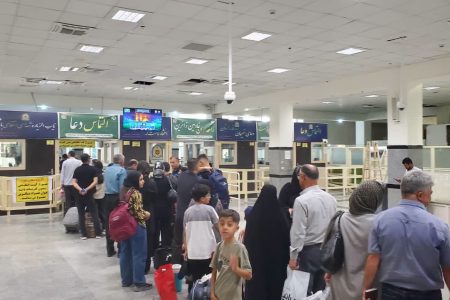 تردد بیش از ۹۰ هزار زائر از پایانه مرزی خسروی 