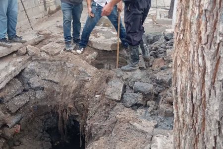 اصلاح شبکه فرسوده فاضلاب خیابان آیت‌الله جلیلی کرمانشاه  ‌